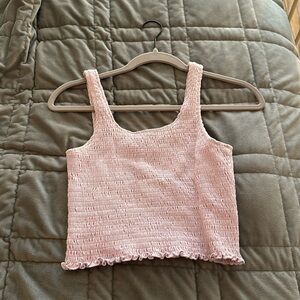 hollister lavender crop top